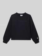 Sweatshirt met labelstitching