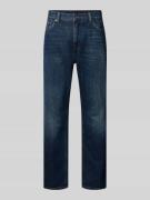 Straight fit jeans van puur katoen