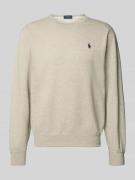 Sweatshirt met labelstitching