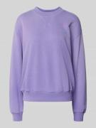 Oversized sweatshirt met labelstitching