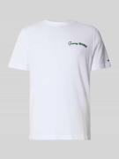 Regular fit T-shirt van puur katoen