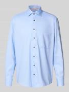 Comfort fit zakelijk overhemd met kentkraag