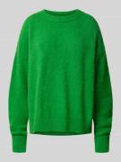 Oversized gebreide pullover met ribboorden, model 'VITOW'