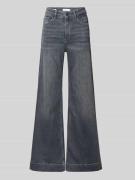Wide leg jeans met 5-pocketmodel