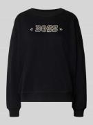 Regular fit sweatshirt van katoenmix, model 'ELAND'