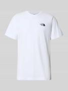 T-shirt met logo en ronde hals