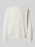 Sweatshirt met labelstitching