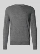 Gebreide pullover van merinowol