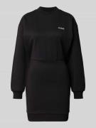 Sweatjurk met labelprint, model 'CARMEN'