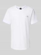 T-shirt met labelprint