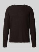 Gebreide pullover met ronde hals, model 'GEORGE'