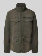 Slim fit jack met klepzakken, model 'Rovic'