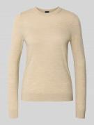 Regular fit gebreide pullover van pure scheerwol, model 'FERPINA'