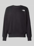 Sweatshirt met labelprint