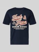 T-shirt met labelprint