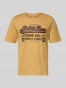 T-shirt met labelprint