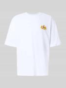 T-shirt met labelpatch