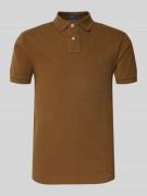 Poloshirt met labelstitching