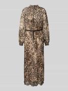 Midi-jurk van pure viscose