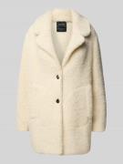 Jas van imitatiebont met reverskraag