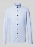 Slim fit zakelijk overhemd met kentkraag