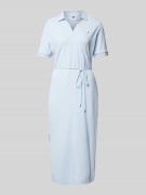 Polo-jurk met strikceintuur, model 'LYLL POLO'