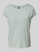 Comfort fit T-shirt met effectgaren, model 'LAVA'