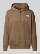Hoodie met labelprint