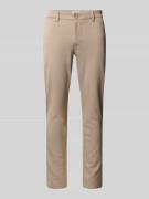 Slim fit chino van viscosemix, model 'MARK'