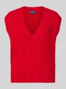 Gebreide spencer met kabelpatroon