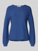 Gebreide pullover met ribboorden