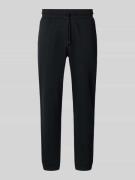 Regular fit sweatpants met elastische pijpboorden