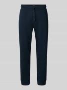 Regular fit sweatpants met elastische pijpboorden