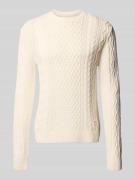 Regular fit gebreide pullover van zuiver katoen