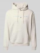 Regular fit hoodie van katoenmix