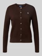 Gebreid jack met logostitching