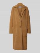 Jas van imitatiebont met reverskraag