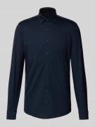 Super slim zakelijk overhemd met kentkraag