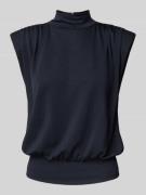 Top met opstaande kraag