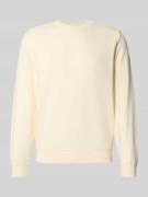 Regular fit sweatshirt van katoenmix met ronde hals