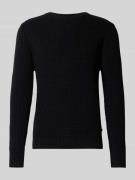 Gebreide pullover met ronde hals, model 'triton'