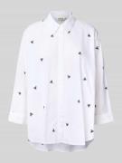 Loose fit overhemdblouse van puur katoen, model 'NEW LINA GRACE'