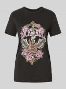 Regular fit T-shirt van puur katoen, model 'LUCY'