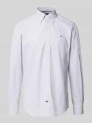 Regular fit zakelijk overhemd van puur katoen