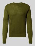 Gebreide pullover met ronde hals