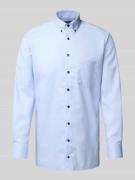 Modern fit zakelijk overhemd met button-downkraag