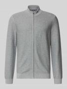 Gebreid jack met structuurmotief