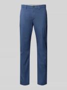 Straight fit chino van katoenmix