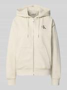 Sweatjack met labelprint