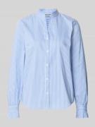 Regular fit overhemdblouse met opstaande kraag